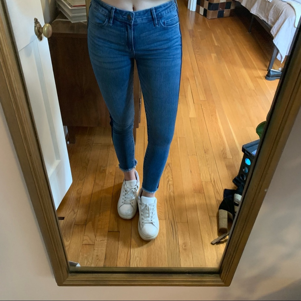 Abercrombie & Fitch side stripe skinny jeans